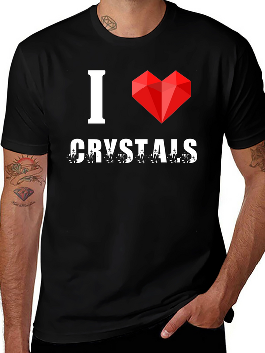 I Love Crystals T-Shirt