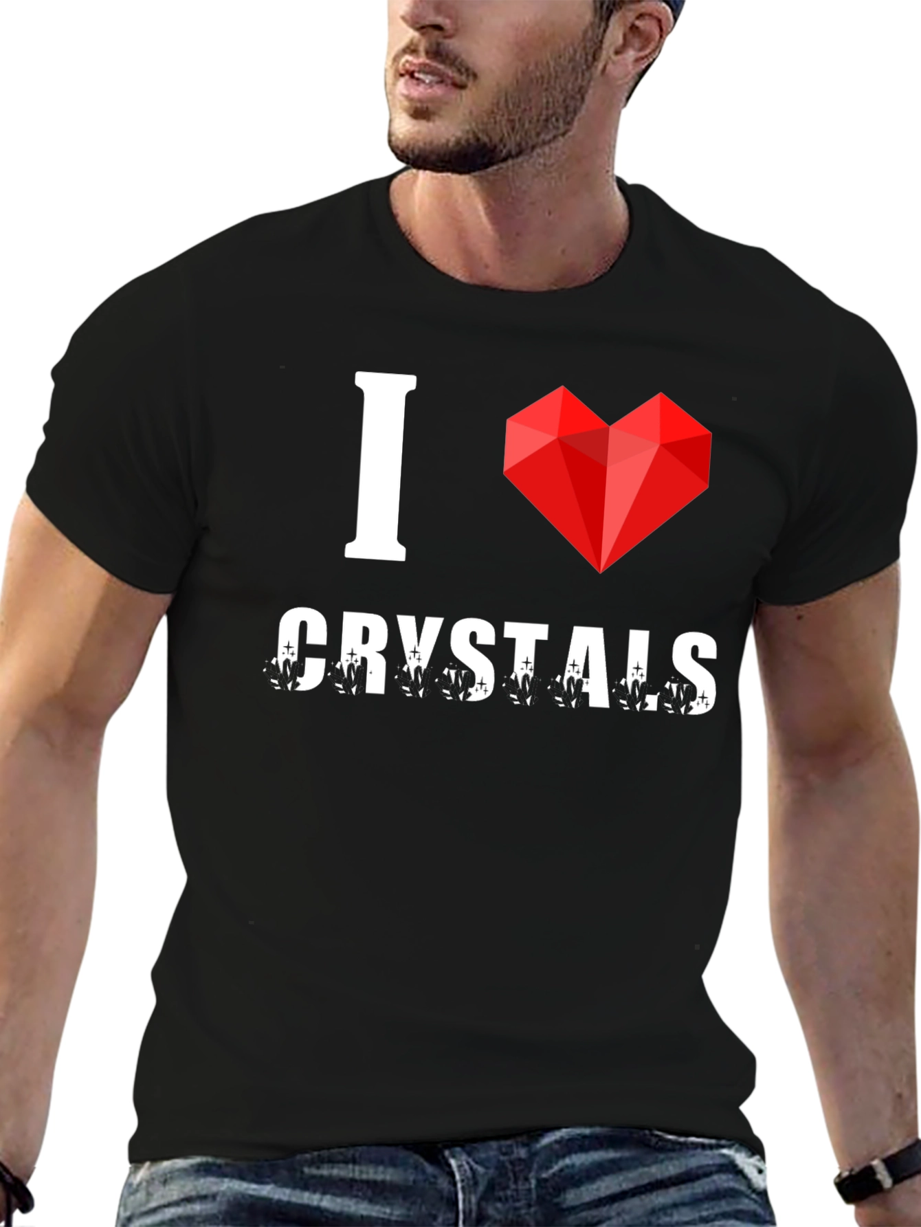 I Love Crystals T-Shirt