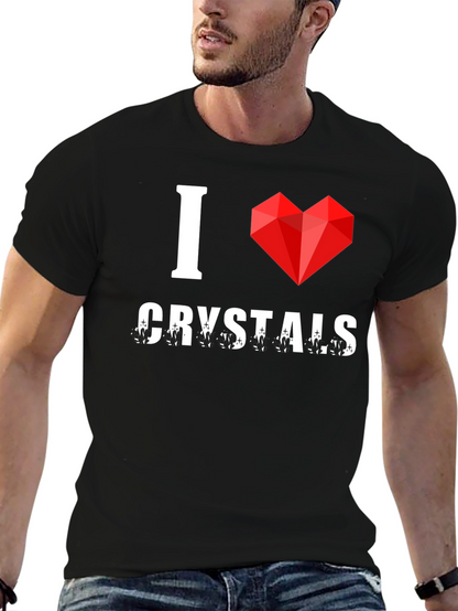 I Love Crystals T-Shirt