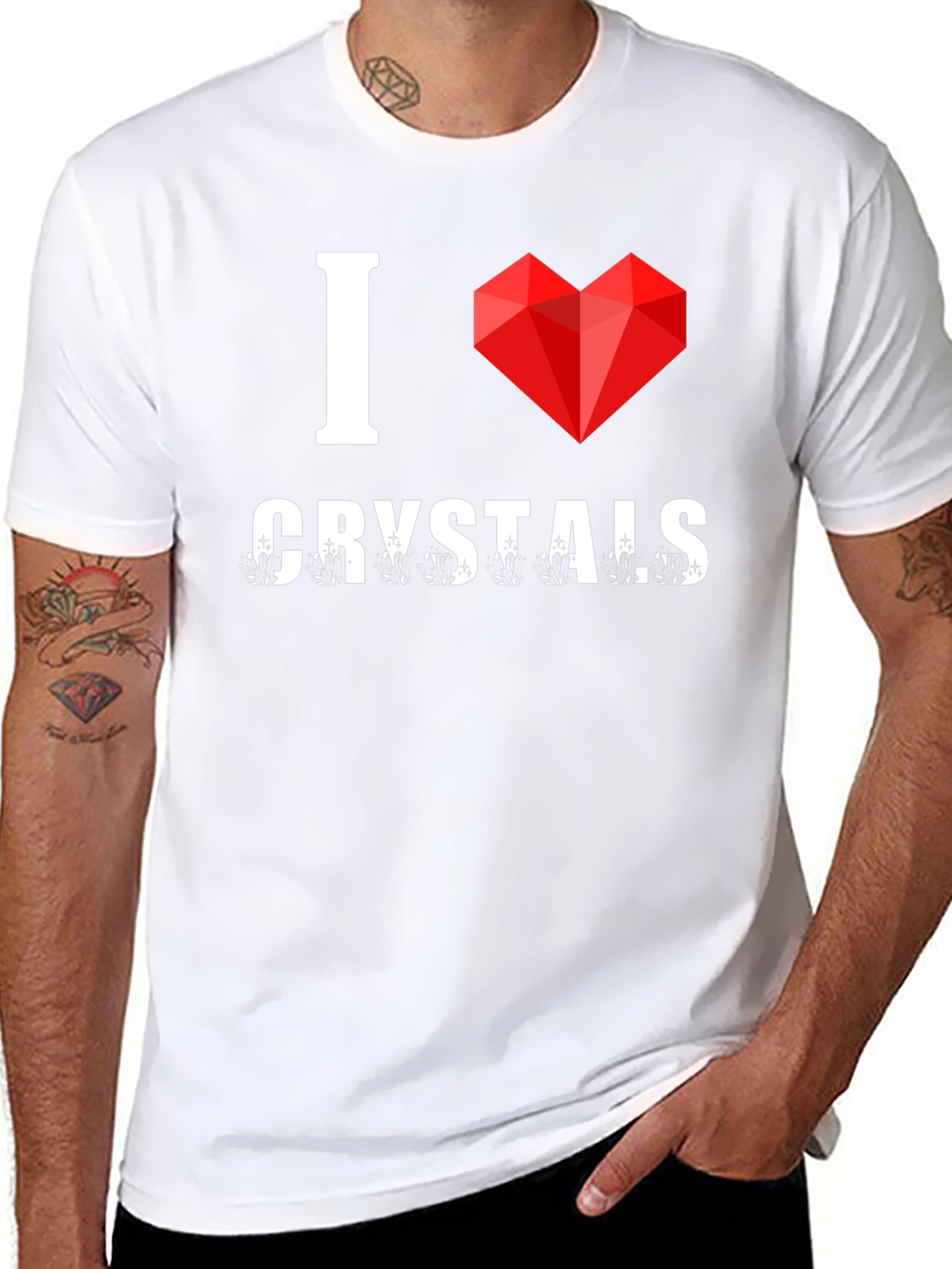 I Love Crystals T-Shirt