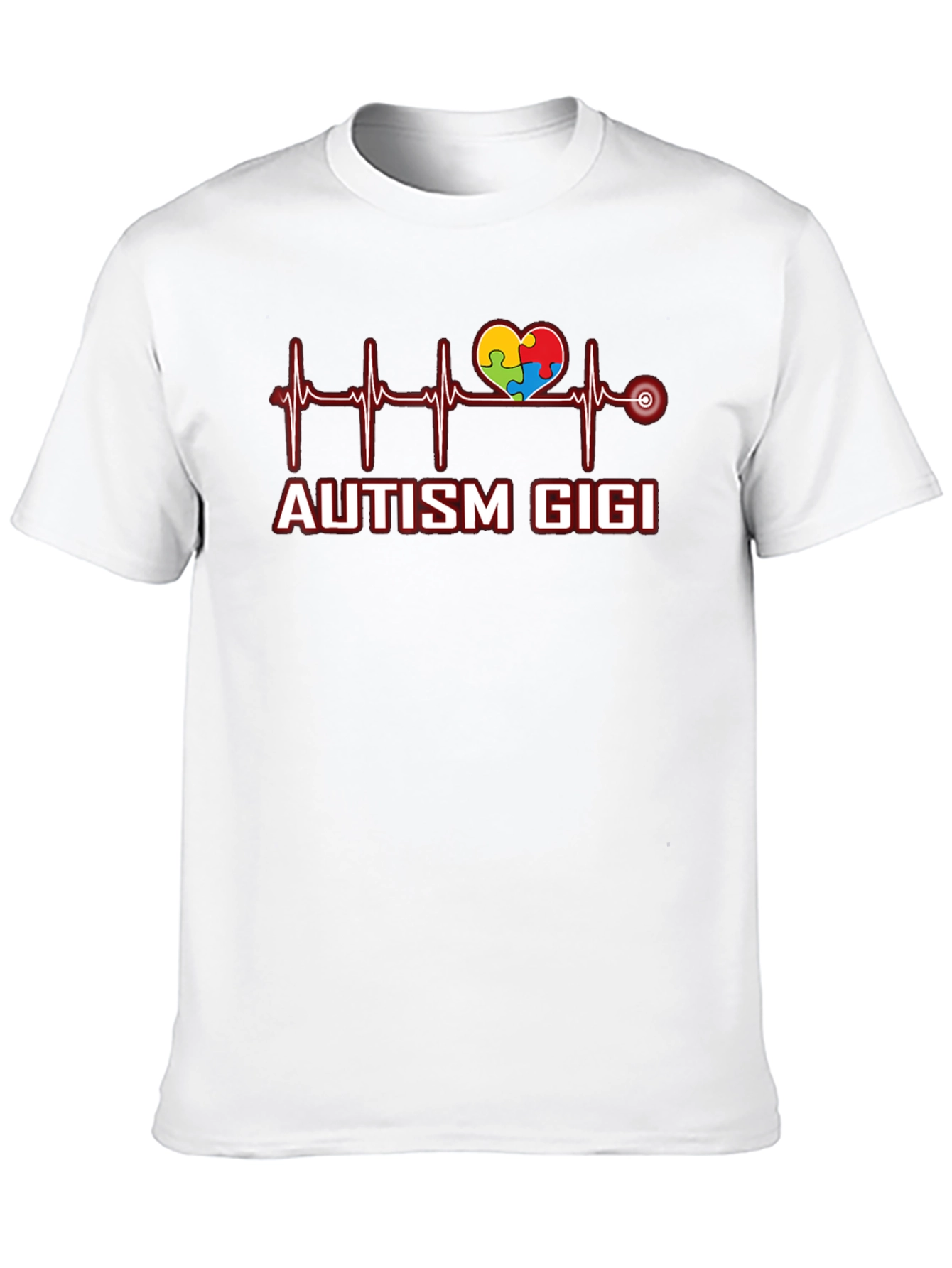 Autism Gigi Heartbeat T-Shirt