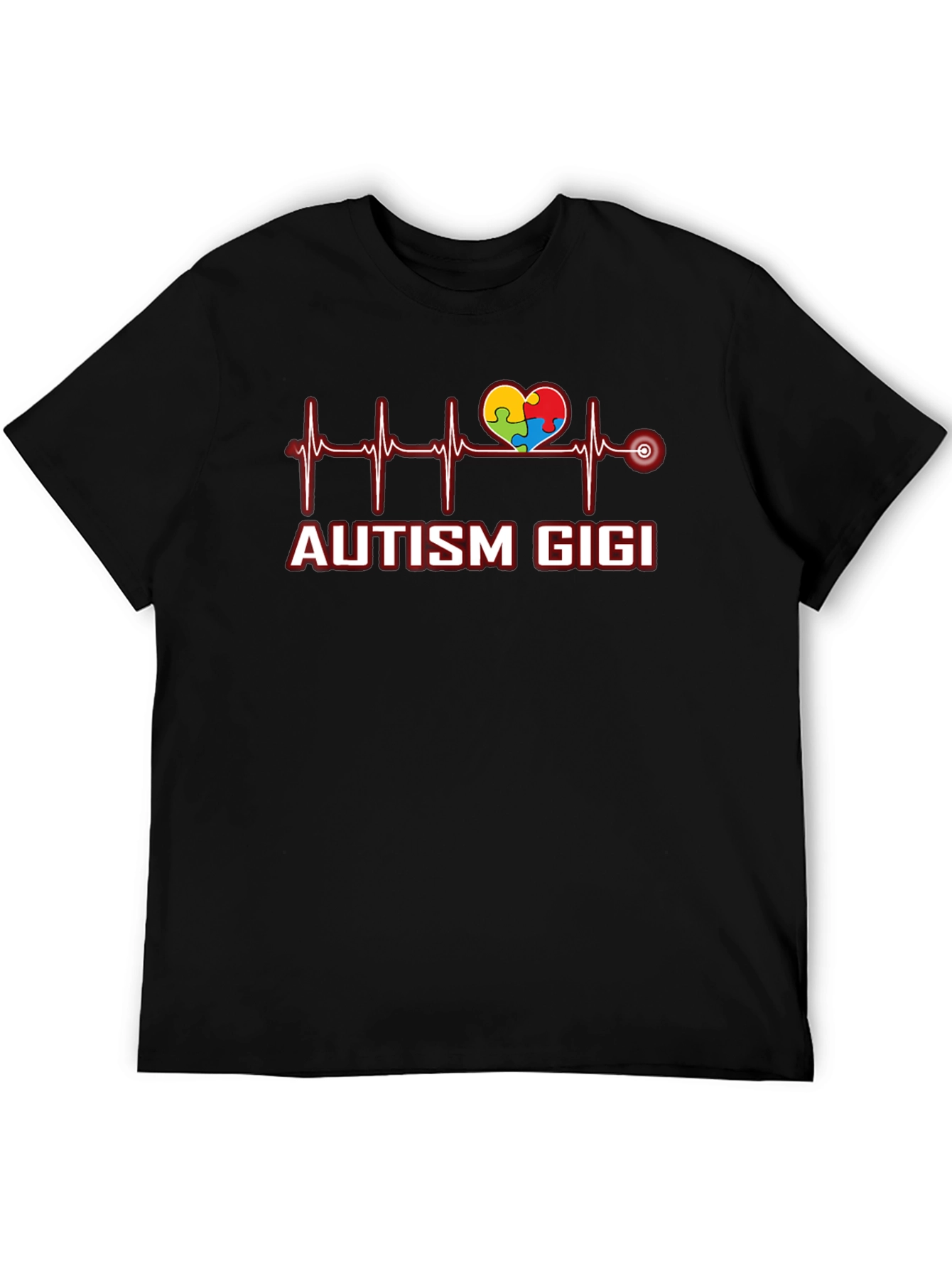 Autism Gigi Heartbeat T-Shirt