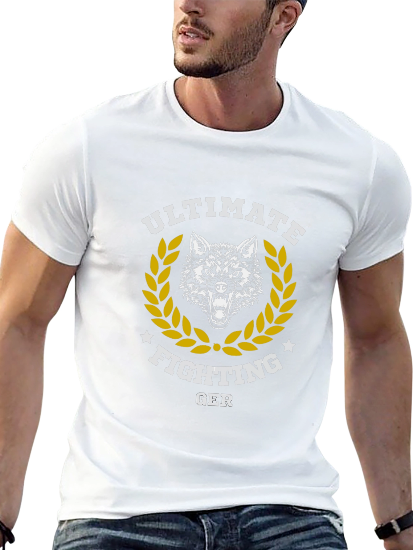 Ultimate Fighting GER Wolf Graphic T-Shirt