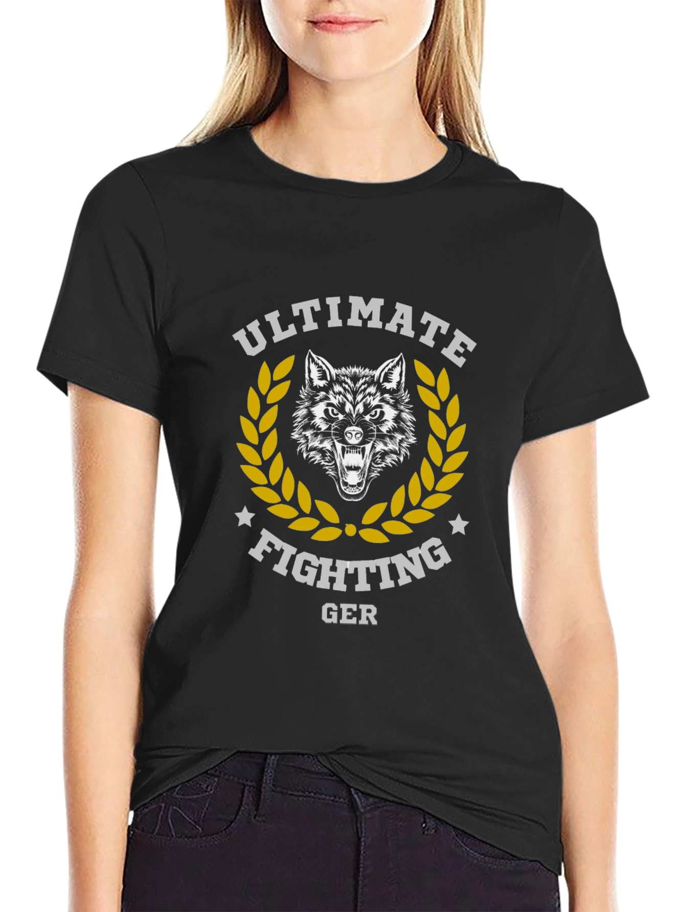 Ultimate Fighting GER Wolf Graphic T-Shirt