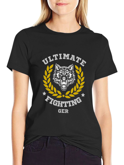 Ultimate Fighting GER Wolf Graphic T-Shirt