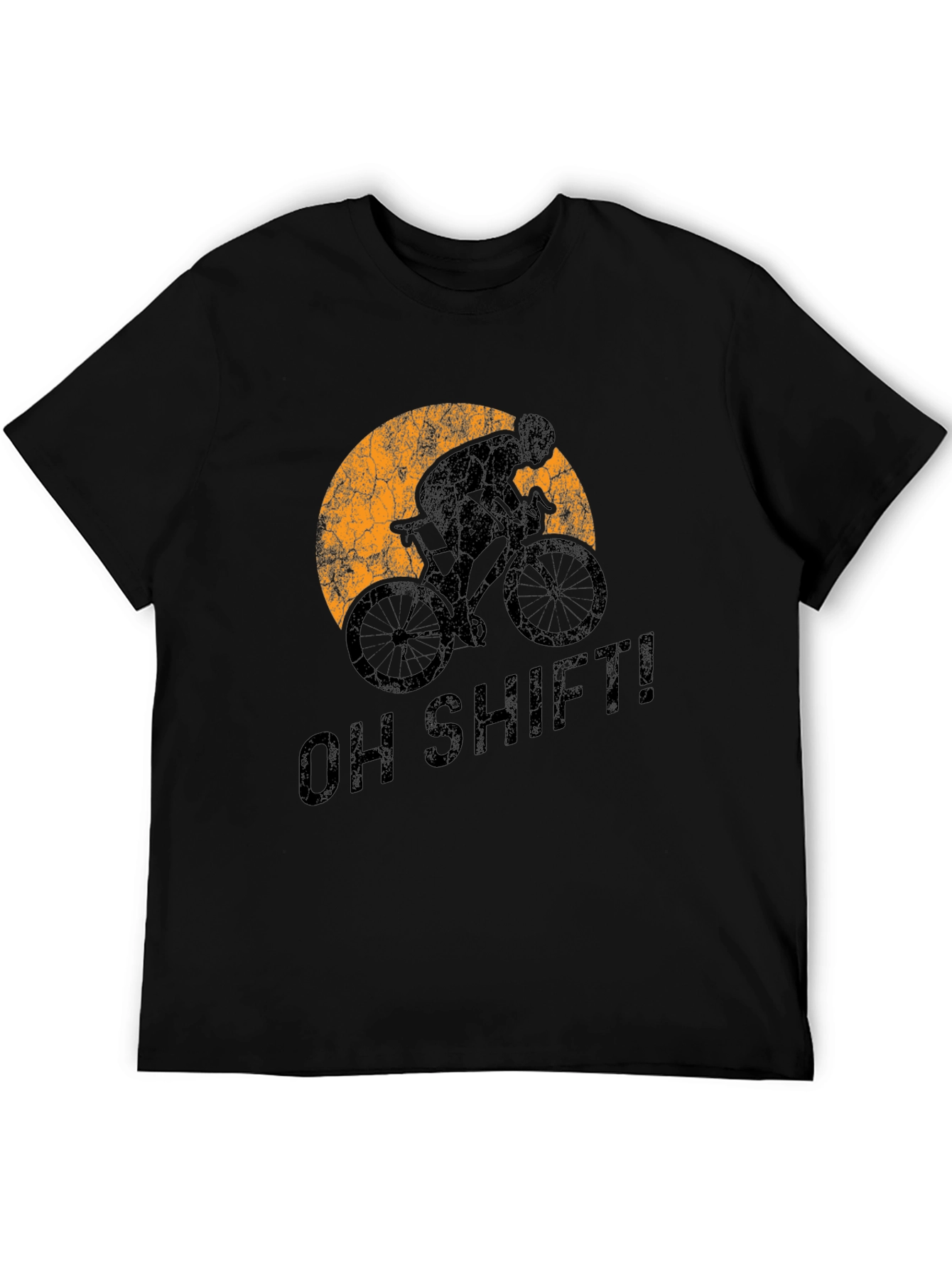 Oh Shift! Cycling T-Shirt - Sporty Graphic Tee