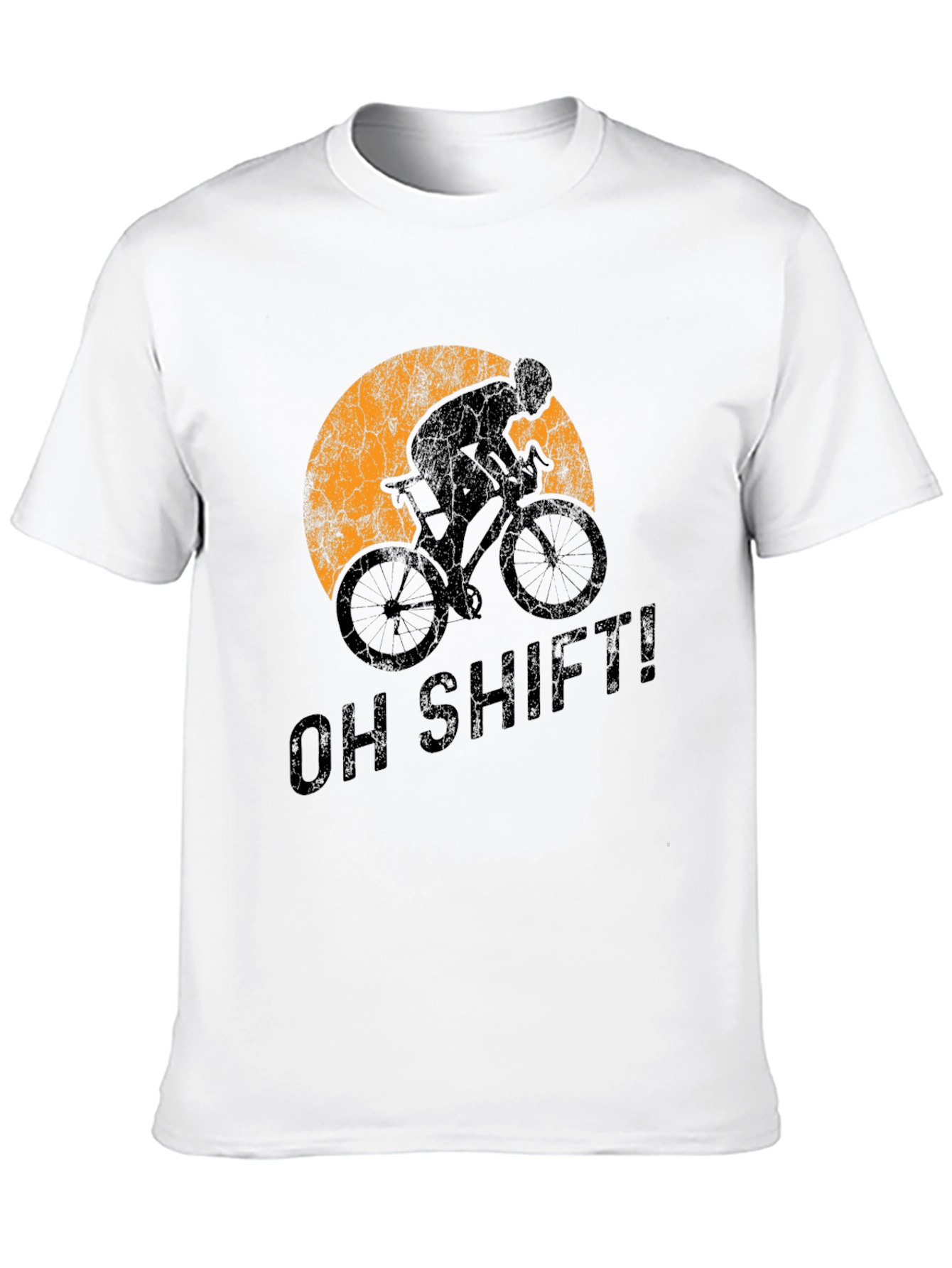 Oh Shift! Cycling T-Shirt - Sporty Graphic Tee