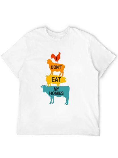Dont Eat My Homies Vegan Graphic Tee