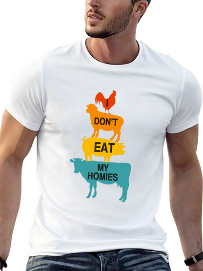 Dont Eat My Homies Vegan Graphic Tee