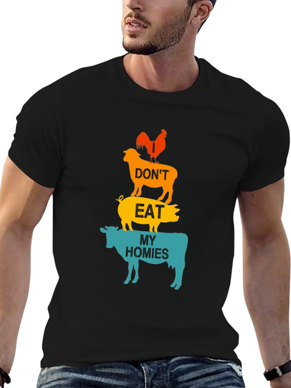 Dont Eat My Homies Vegan Graphic Tee