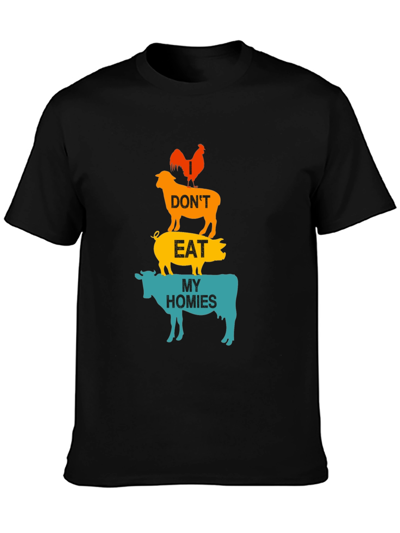 Dont Eat My Homies Vegan Graphic Tee