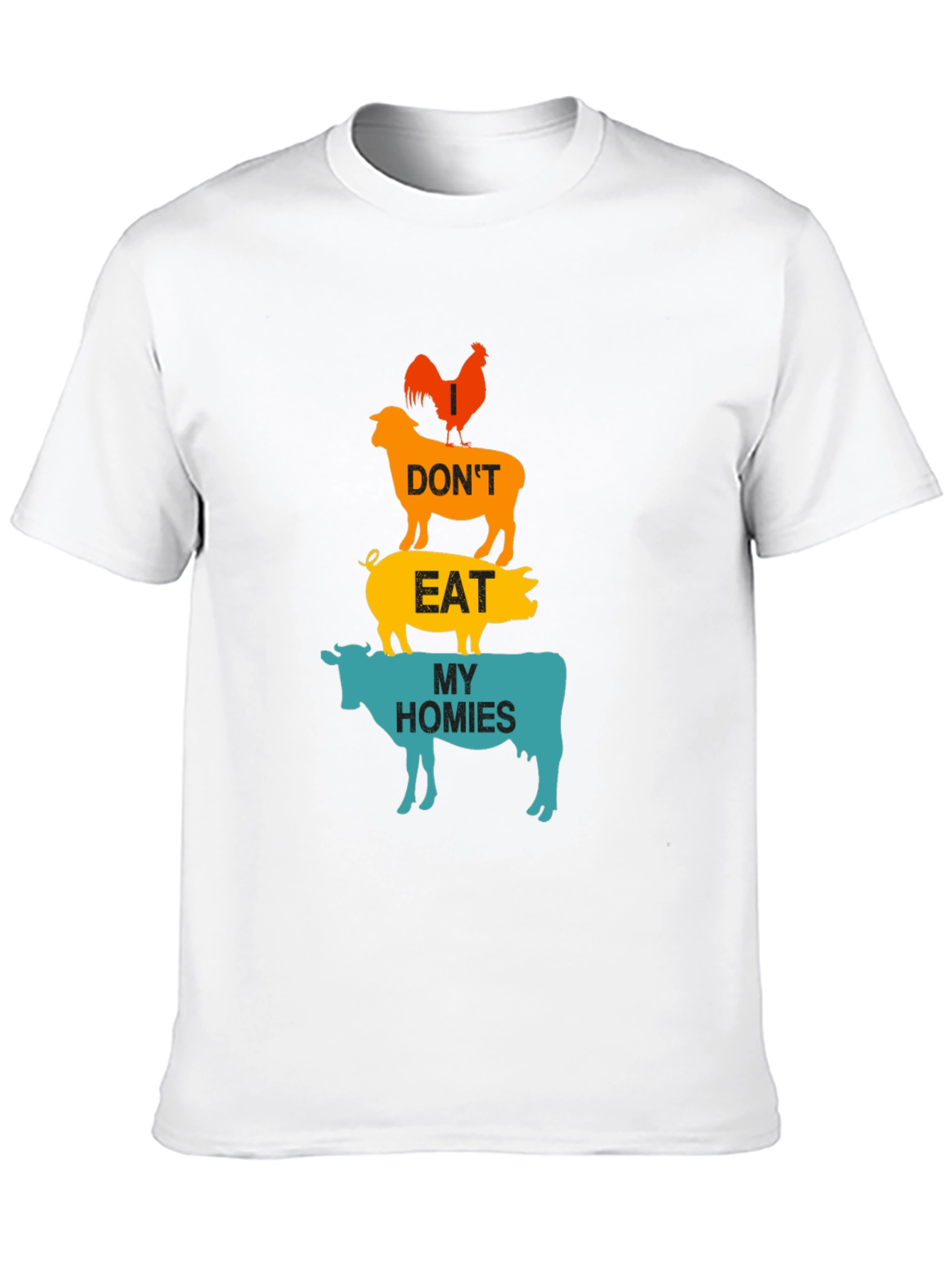 Dont Eat My Homies Vegan Graphic Tee