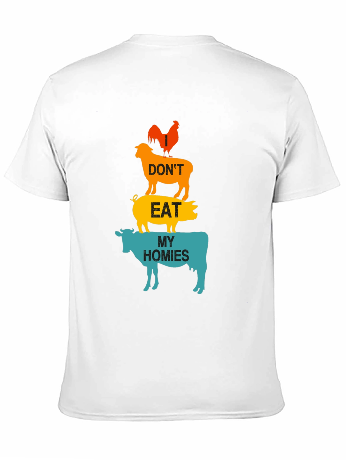 Dont Eat My Homies Vegan Graphic Tee