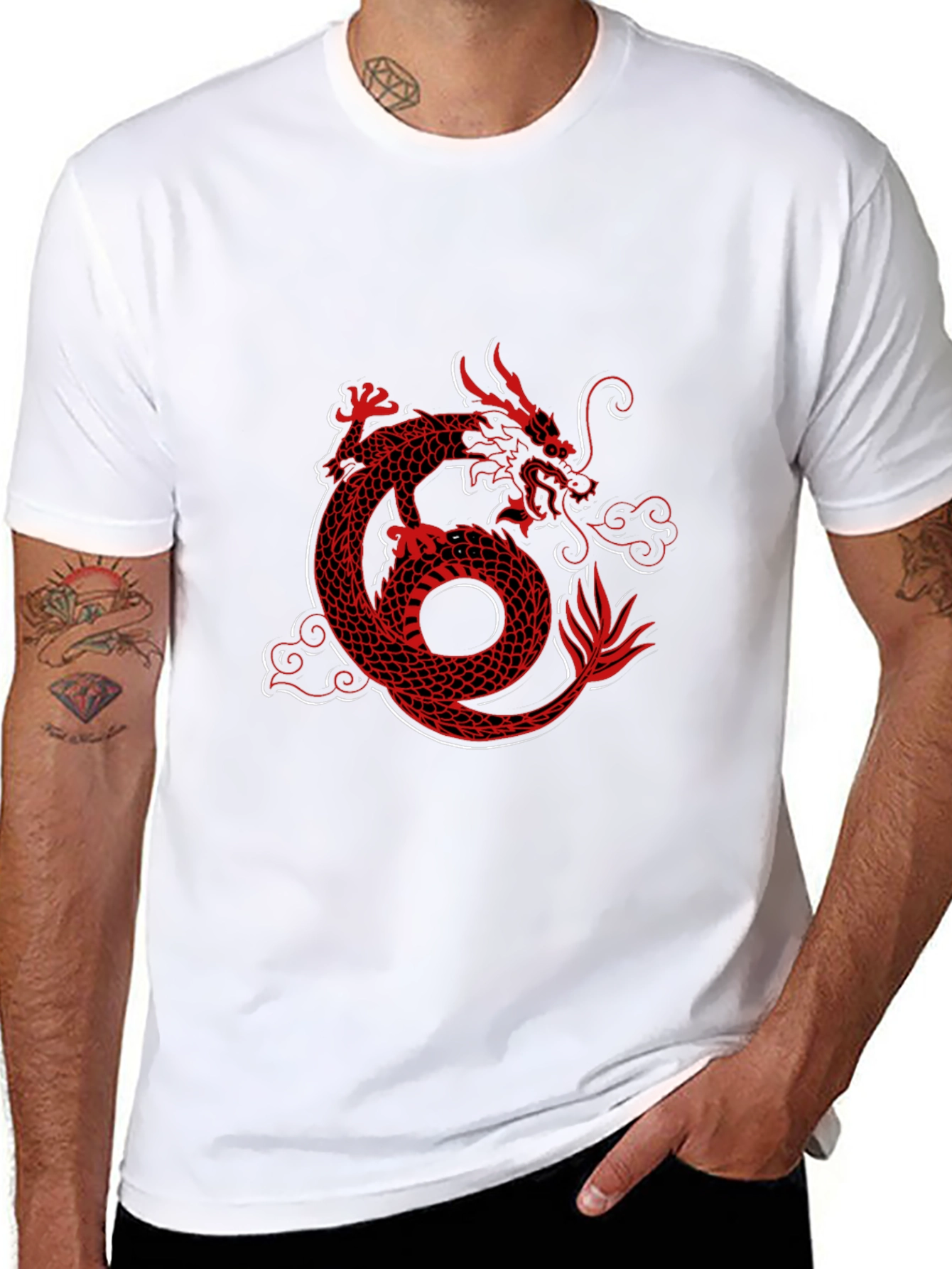 Dragon Graphic Tee - Black T-Shirt