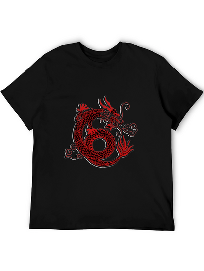 Dragon Graphic Tee - Black T-Shirt