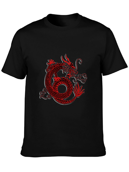 Dragon Graphic Tee - Black T-Shirt