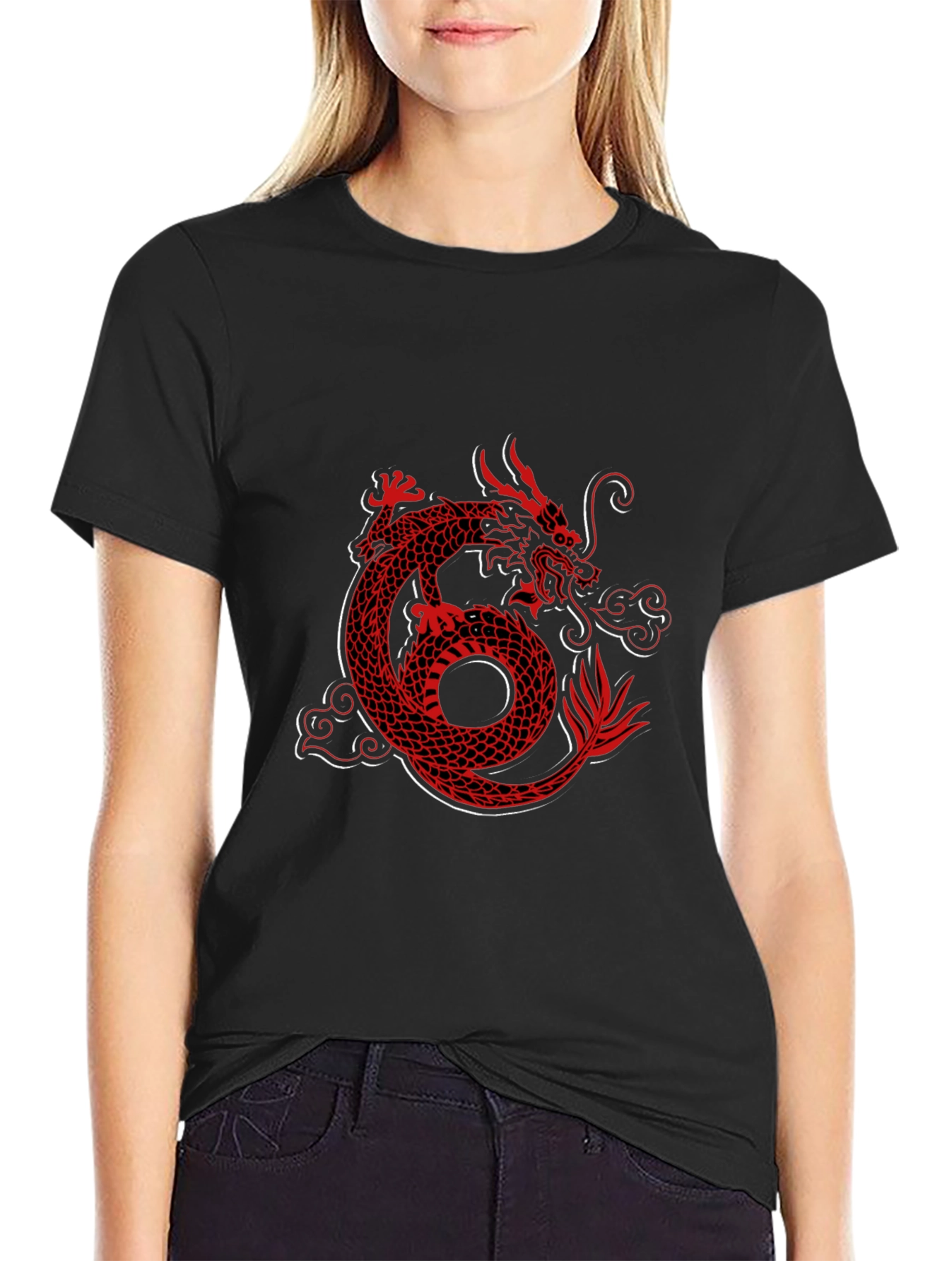 Dragon Graphic Tee - Black T-Shirt
