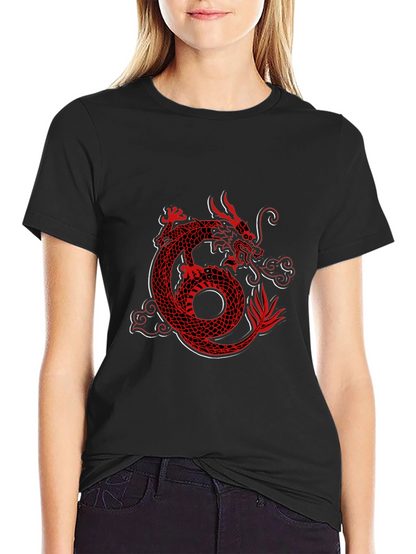 Dragon Graphic Tee - Black T-Shirt