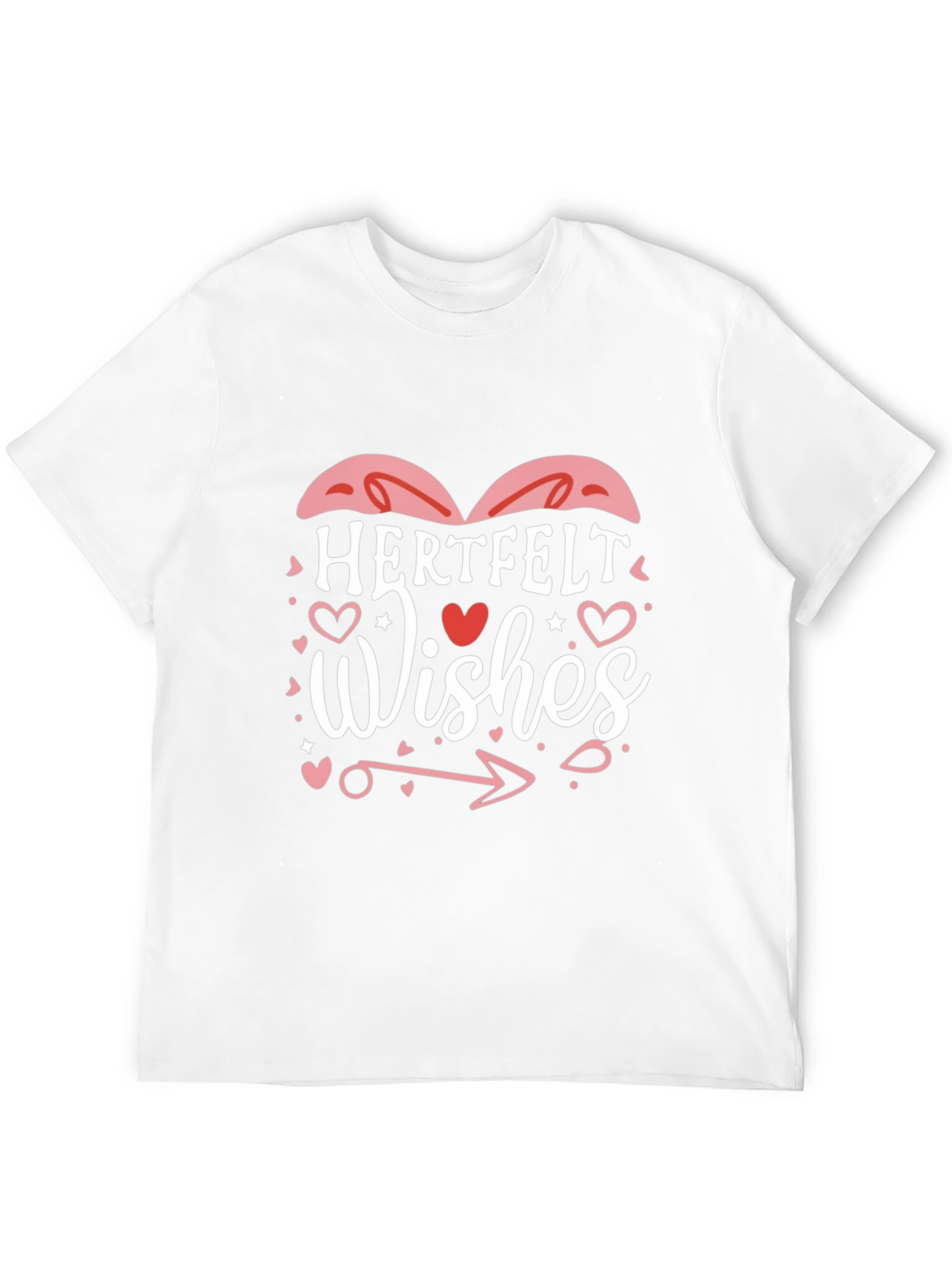 Heartfelt Wishes Graphic Tee - Black