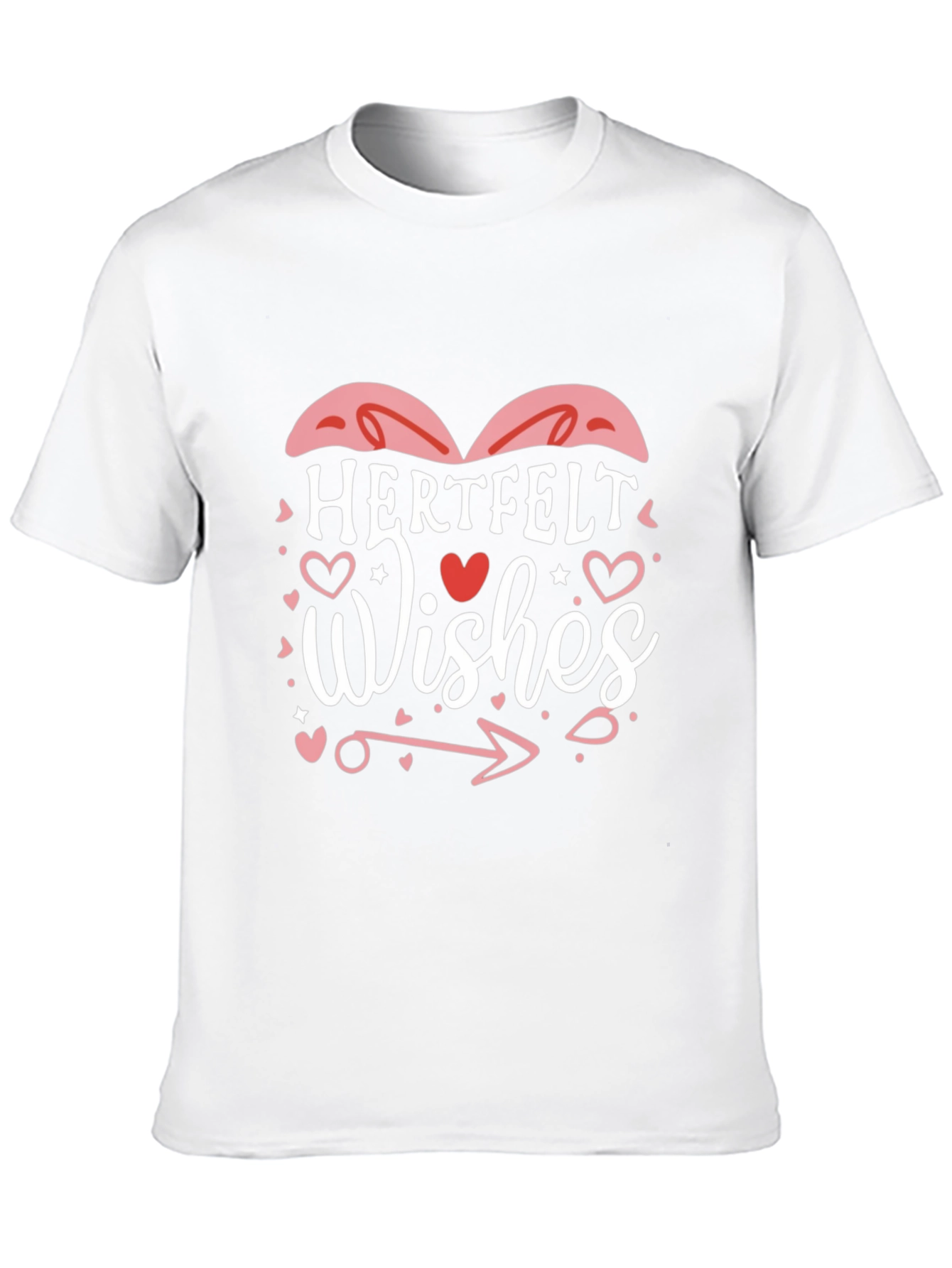Heartfelt Wishes Graphic Tee - Black