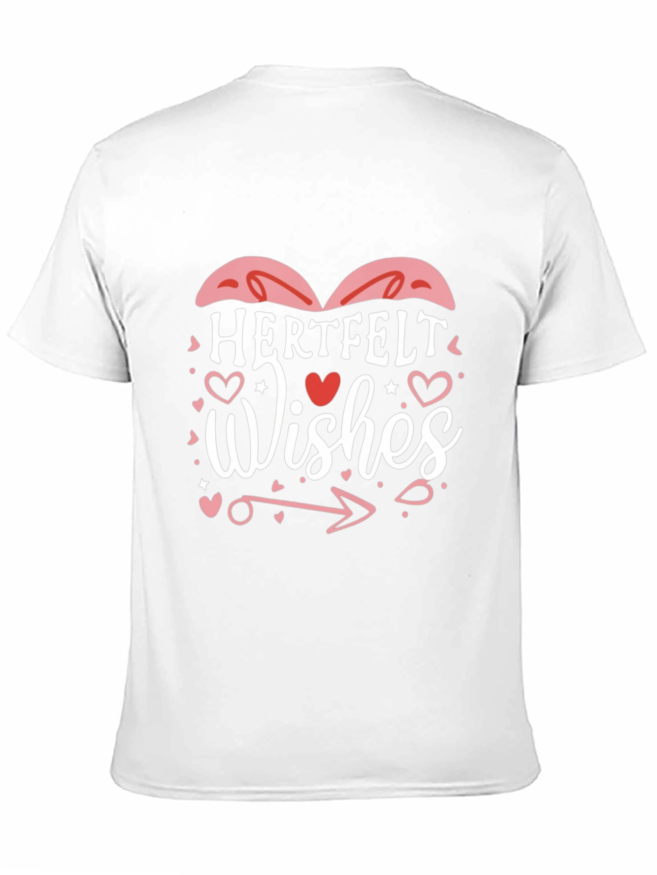 Heartfelt Wishes Graphic Tee - Black