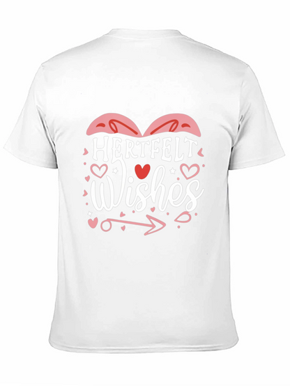 Heartfelt Wishes Graphic Tee - Black