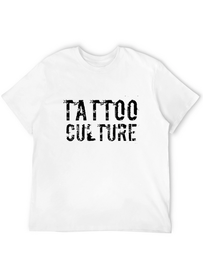 Tattoo Culture Graphic Tee - Black Cotton T-Shirt