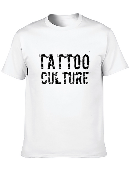 Tattoo Culture Graphic Tee - Black Cotton T-Shirt