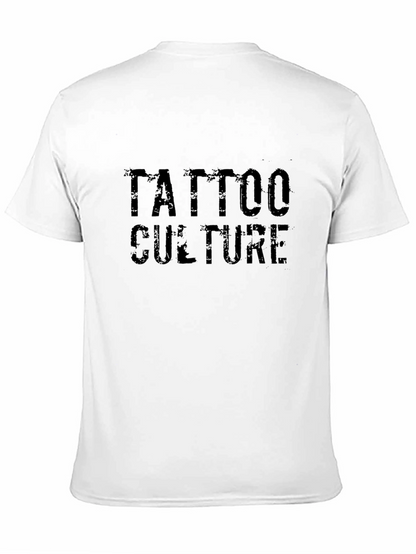 Tattoo Culture Graphic Tee - Black Cotton T-Shirt