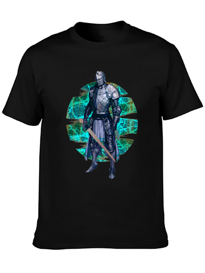 Knight Graphic T-Shirt - Stylish Medieval Warrior Design