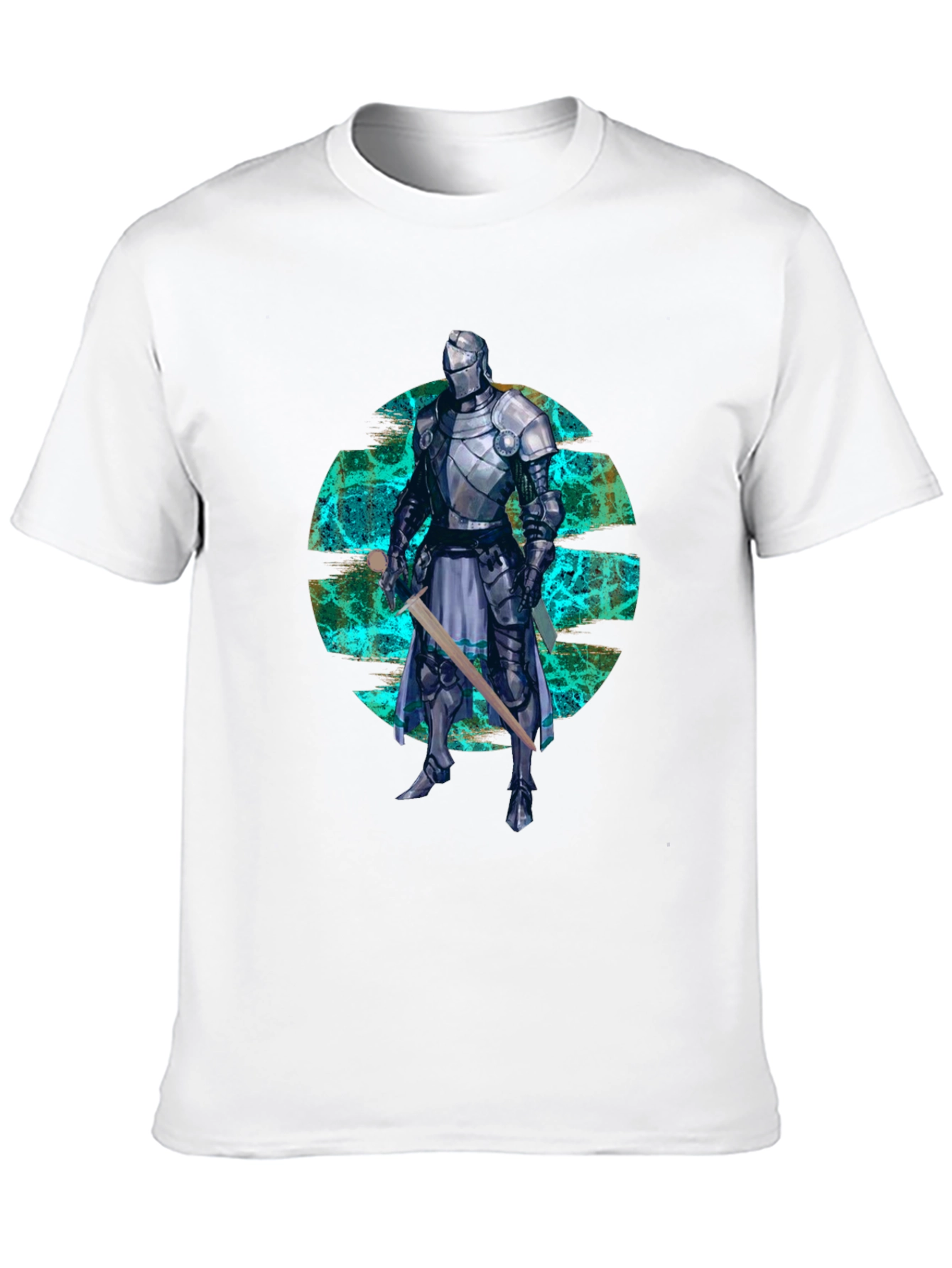Knight Graphic T-Shirt - Stylish Medieval Warrior Design