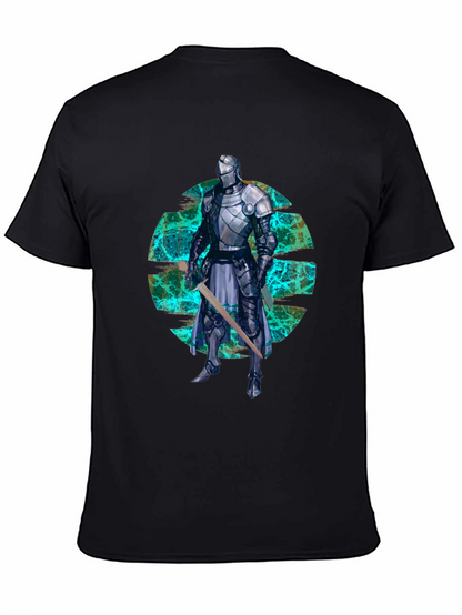 Knight Graphic T-Shirt - Stylish Medieval Warrior Design