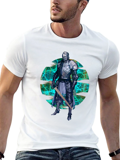 Knight Graphic T-Shirt - Stylish Medieval Warrior Design
