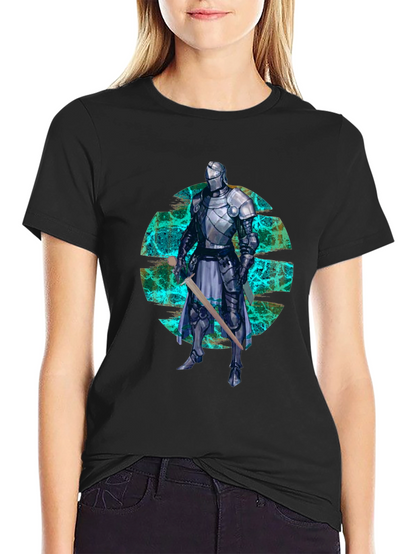 Knight Graphic T-Shirt - Stylish Medieval Warrior Design