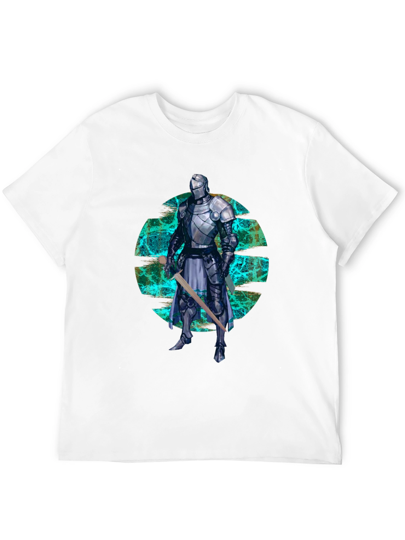Knight Graphic T-Shirt - Stylish Medieval Warrior Design