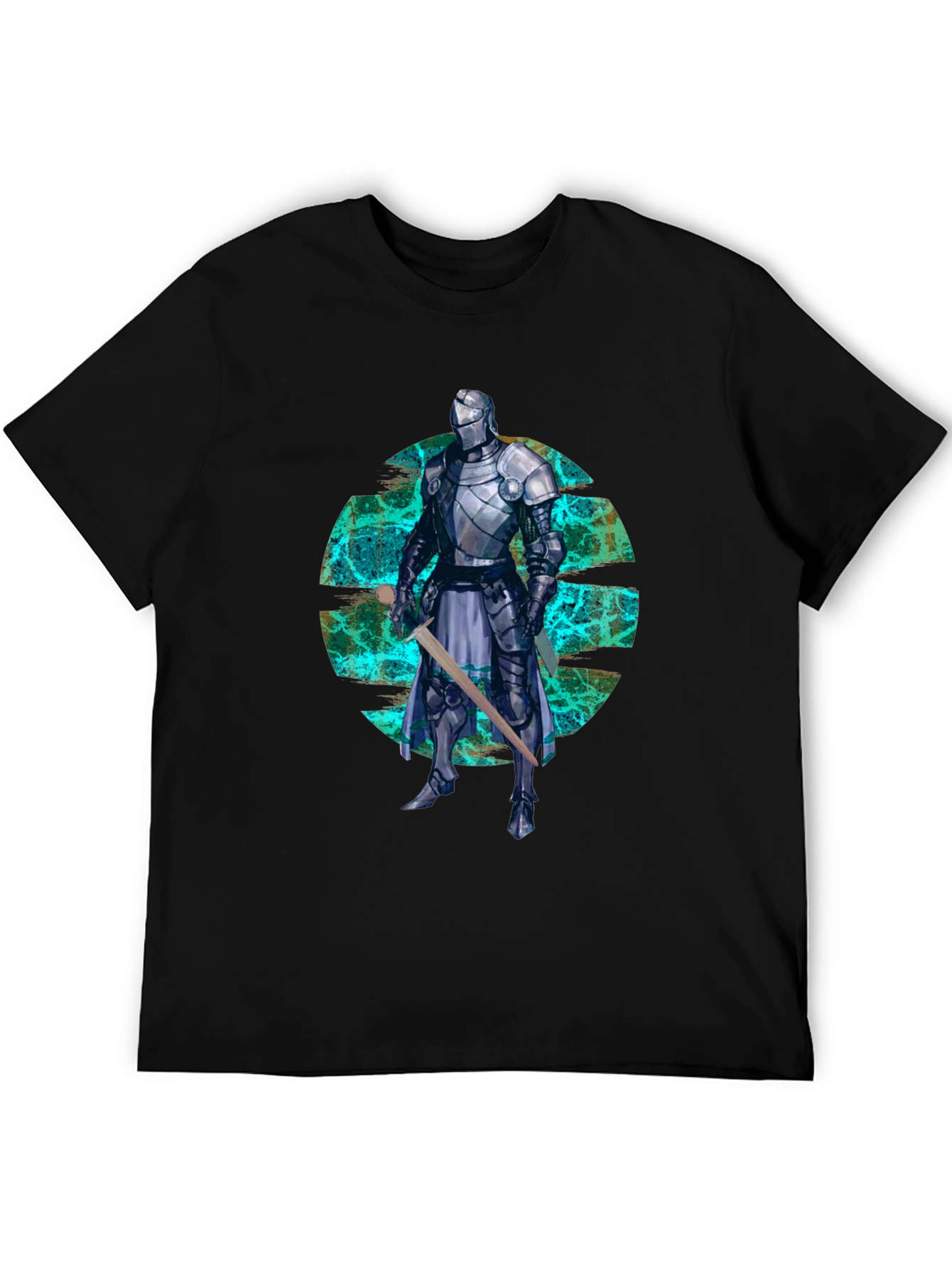 Knight Graphic T-Shirt - Stylish Medieval Warrior Design