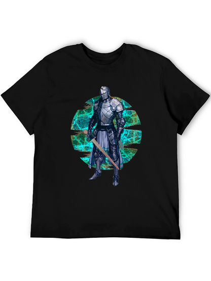 Knight Graphic T-Shirt - Stylish Medieval Warrior Design