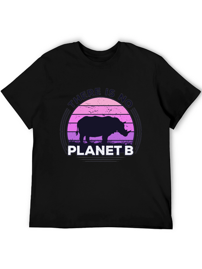 No Planet B Rhino Graphic T-Shirt