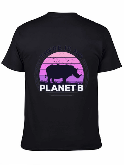 No Planet B Rhino Graphic T-Shirt
