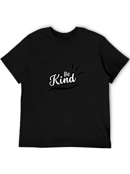 Be Kind Graphic T-Shirt - Black Casual Tee