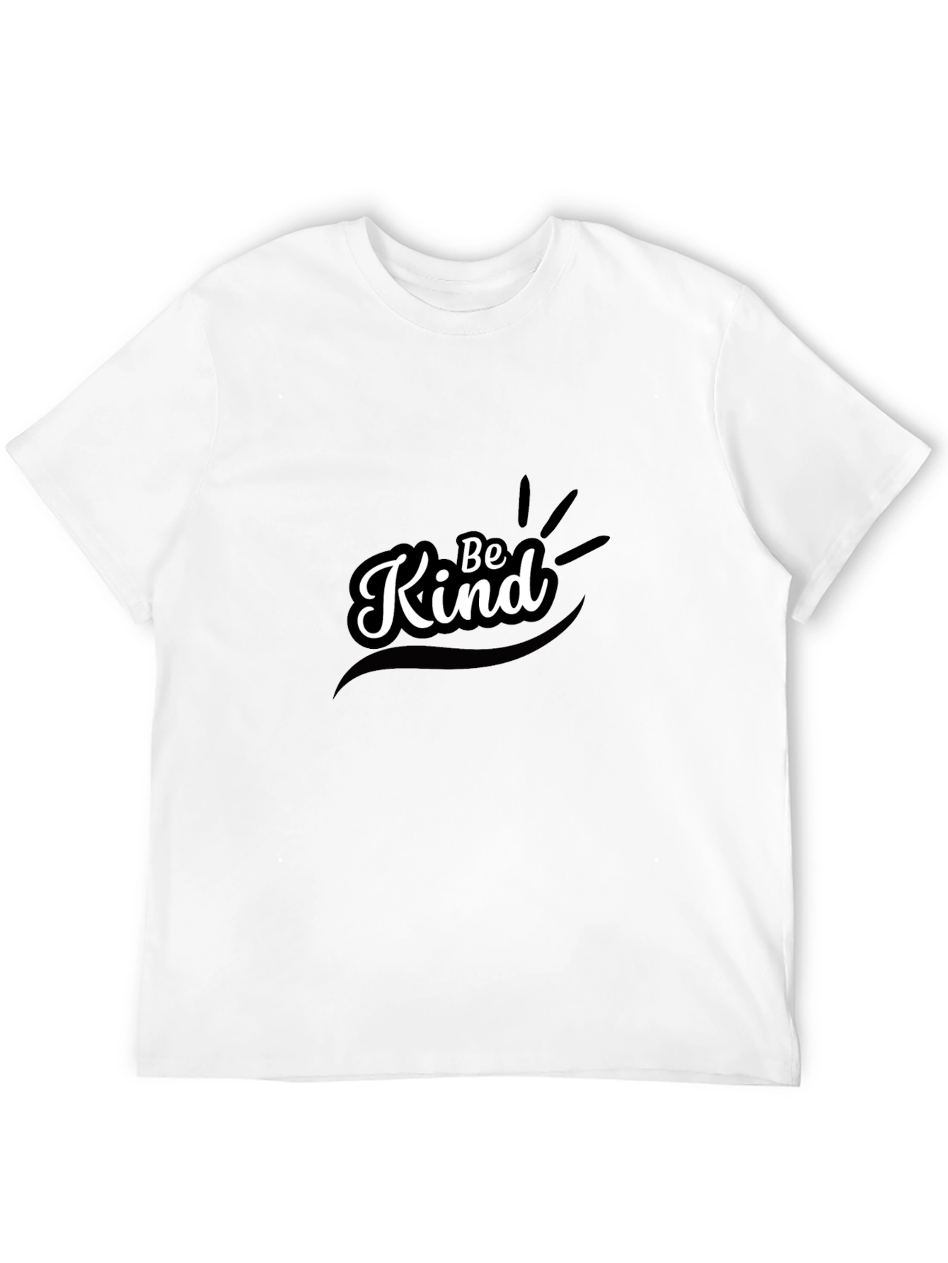 Be Kind Graphic T-Shirt - Black Casual Tee