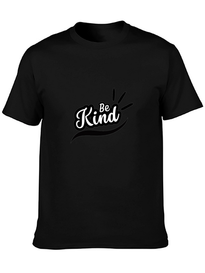 Be Kind Graphic T-Shirt - Black Casual Tee