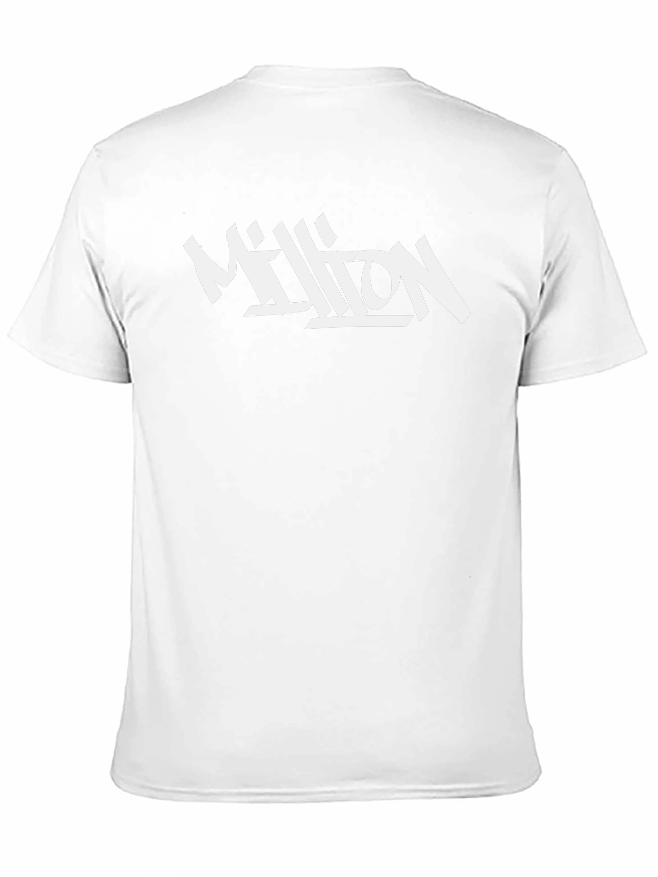 Million Graphic Tee - Black Cotton T-Shirt