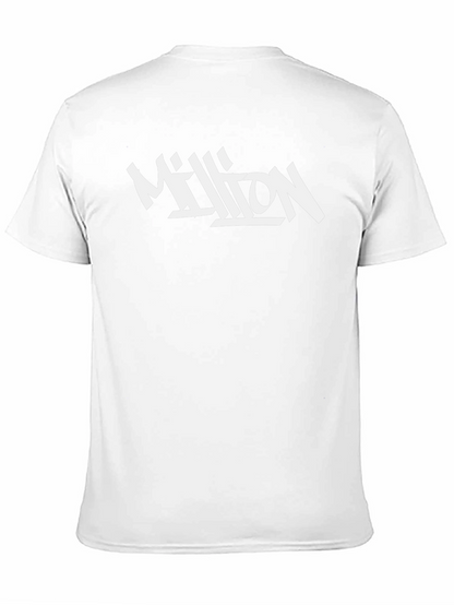 Million Graphic Tee - Black Cotton T-Shirt