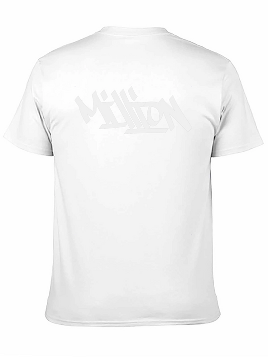Million Graphic Tee - Black Cotton T-Shirt