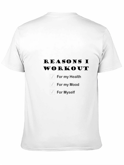 Workout Motivation Black T-Shirt