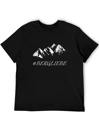 Bergliebe Mountain T-Shirt - Black