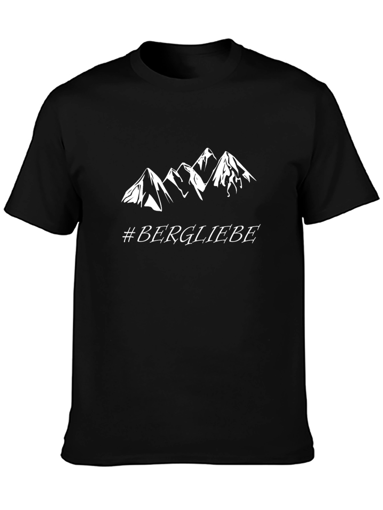 Bergliebe Mountain T-Shirt - Black