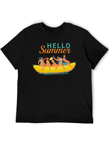 Hello Summer T-Shirt Banana Boat Fun