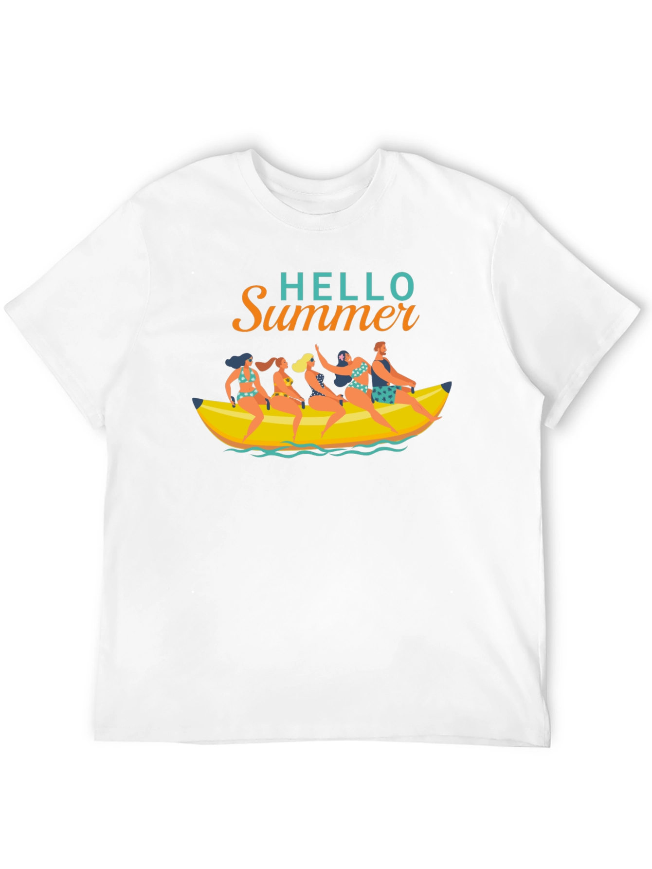 Hello Summer T-Shirt Banana Boat Fun